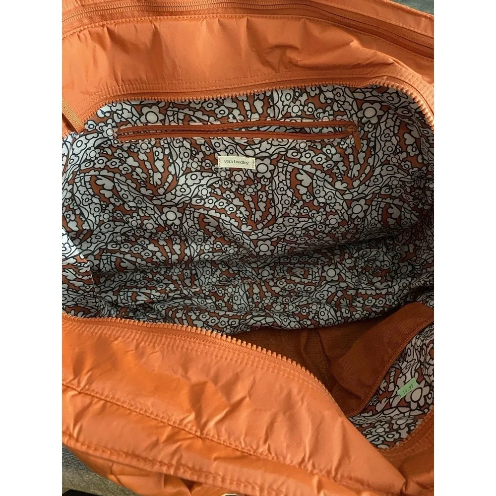 Vera Bradley Women's Featherweight Original Tote Potter's Clay Orange Laptop Bag